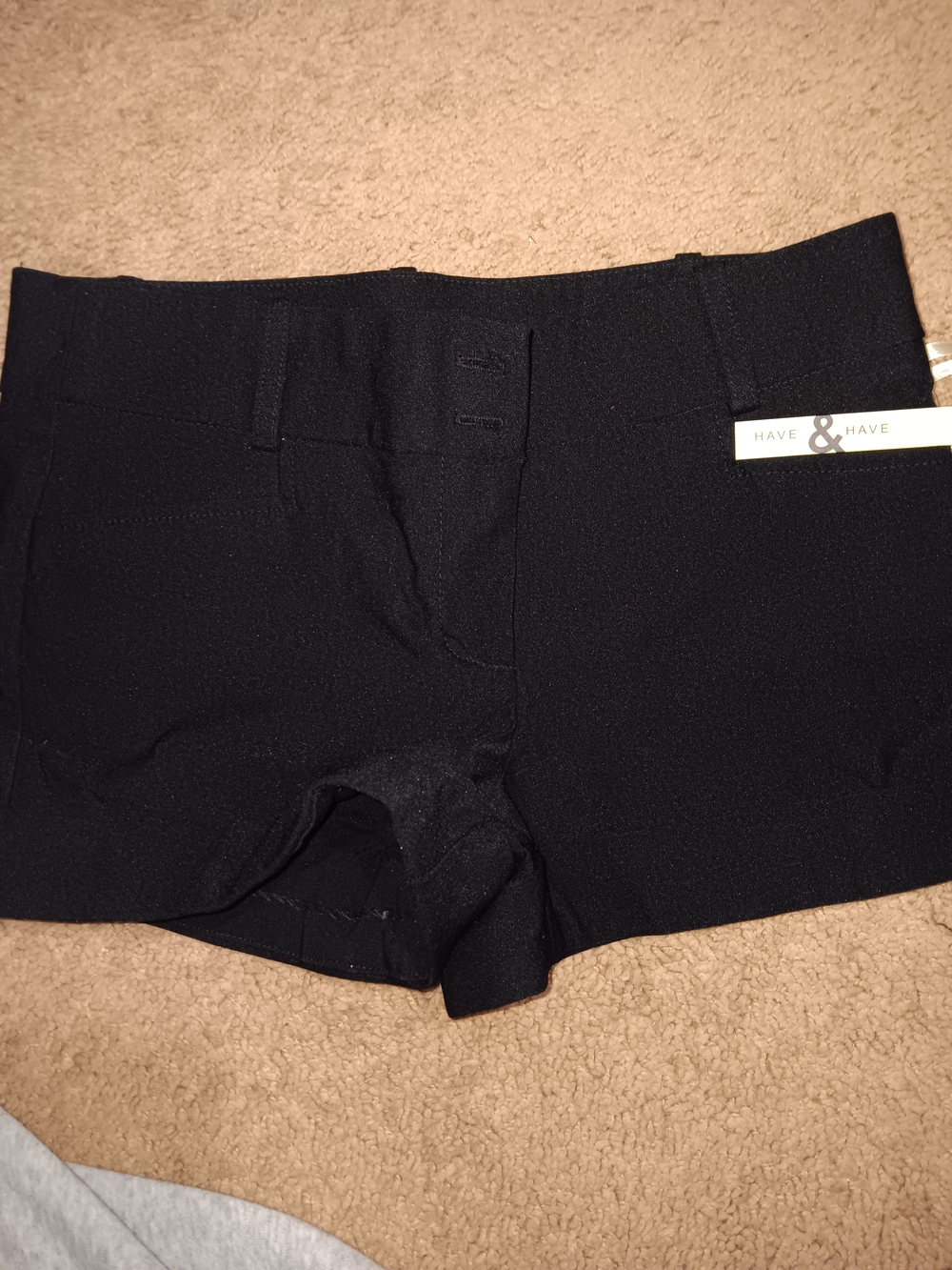 Have & Have Black Women's Dress Shorts